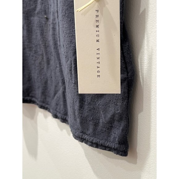 CITIZENS OF HUMANITY ESMAY T-SHIRT DISTRESSED TEE TOP GRAY - Picture 7 of 10